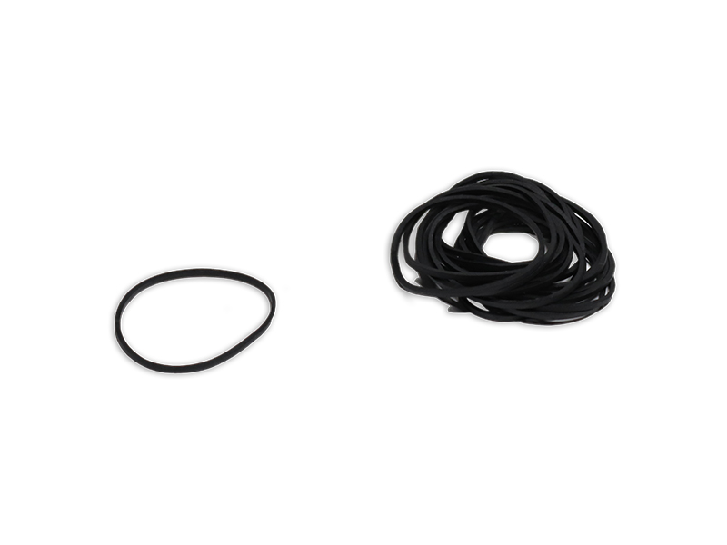 Black hair elastic band